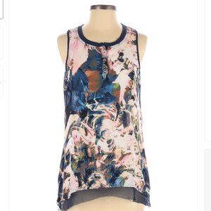 Vera Wang watercolor hi lo tunic XS